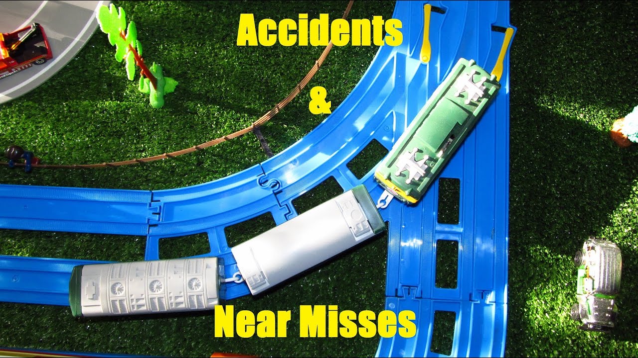TOMY & Trackmaster Accidents and near misses!! Knapford station trackwork rebuilt.