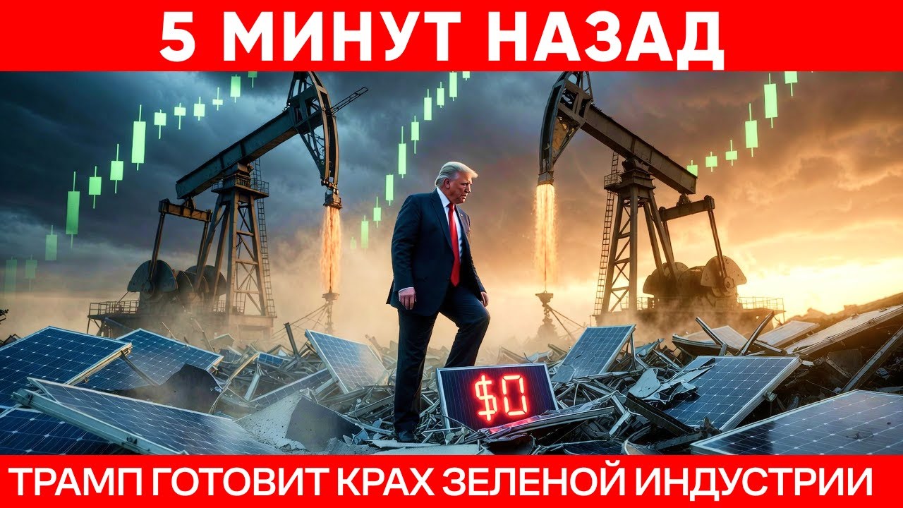 ТРАМП ОТМЕНЯЕТ ЗЕЛЁНУЮ ЭНЕРГИЮ: Солнечные Панели По $0 — Уничтожит Ли Это Ваш Портфель?