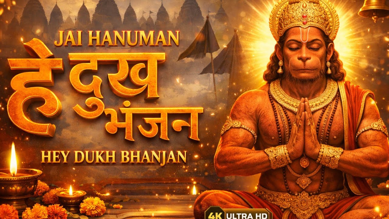 Hey Dukh Bhanjan | Powerful Hanuman Bhajan | मन को शांति देने वाला हनुमान भजन |Hanuman Chalisa Vibes