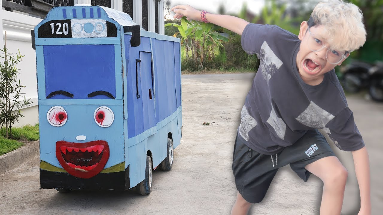SERAM!!! BOCIL NEKAD BIKIN BUS TAYO EXE LANGSUNG DIKAJAR!!!