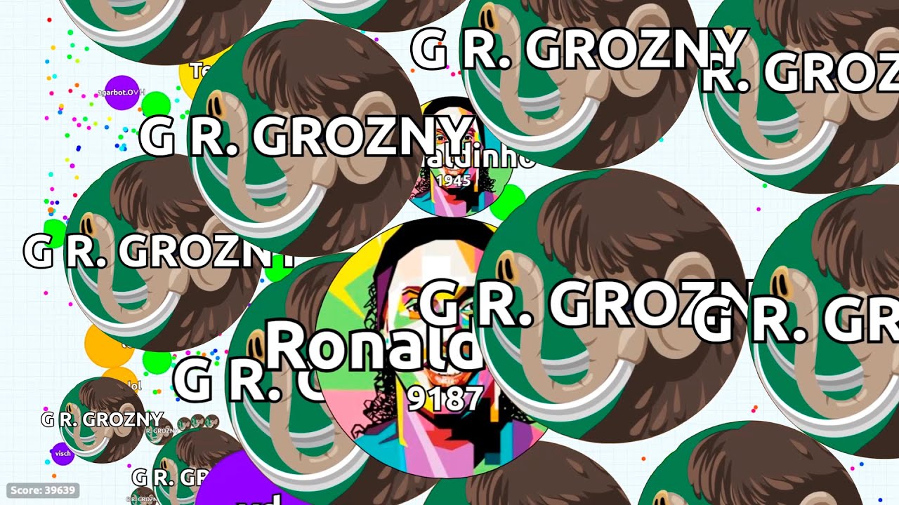 Agar.io ⚽ Legendary Gameplay By Ronaldinho