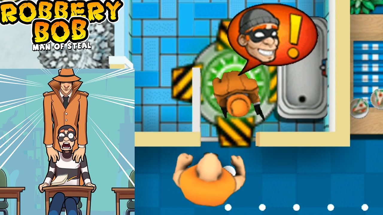Robbery Bob 1 - Prison Biff vs Orange Sam #5