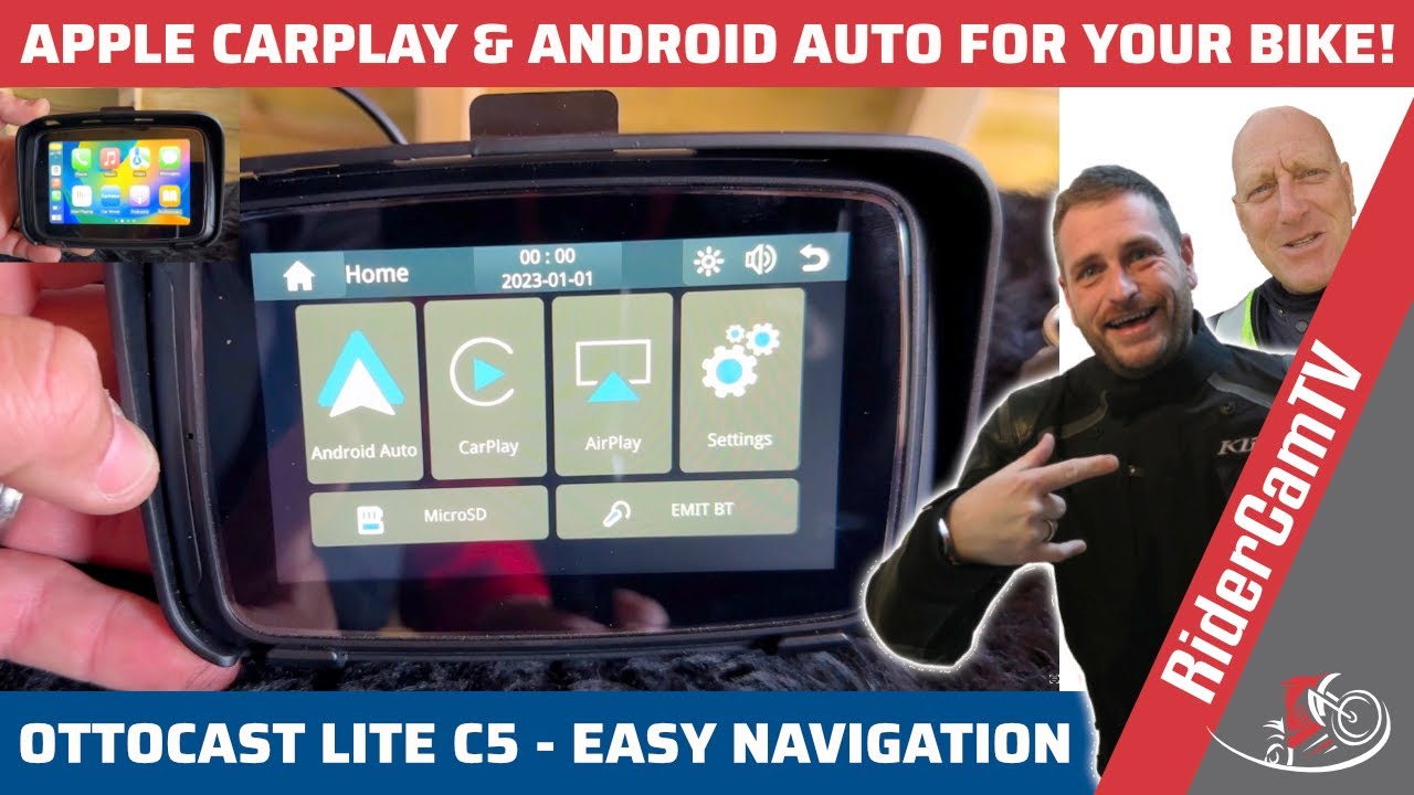 Ottocast Lite C5 | Apple CarPlay and Android Auto for your bike!