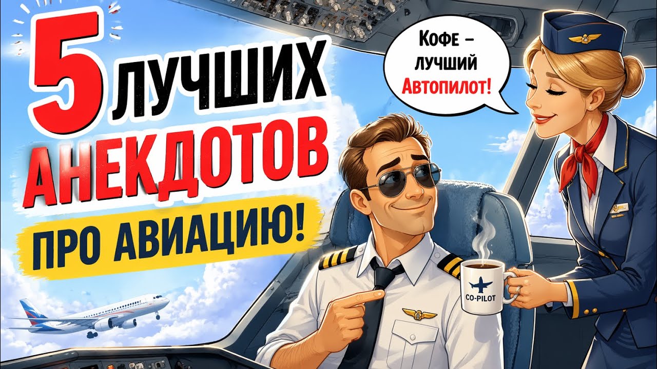 5 Лучших Анекдотов про Авиацию!