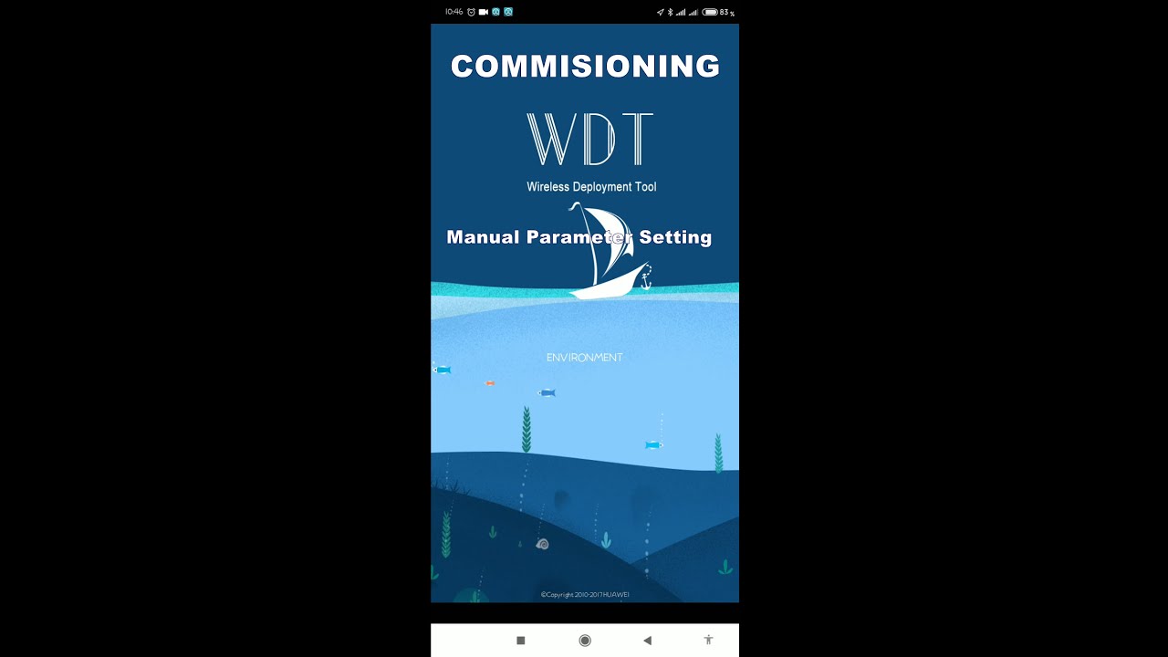 COMMISIONING WDT Manual Parameter Setting (Upgrade Optional)