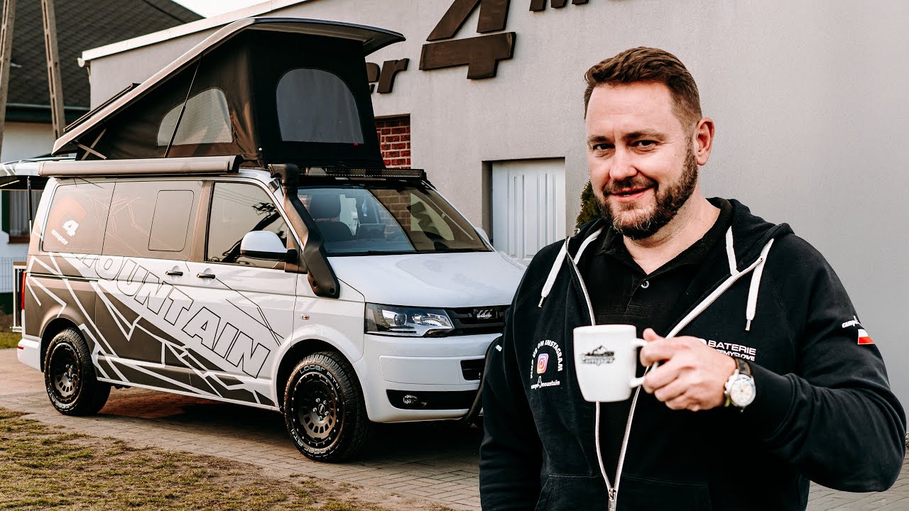 VW T5 Camper Cafe Nowy projekt. Auto użytkowe i demonstracyjne.