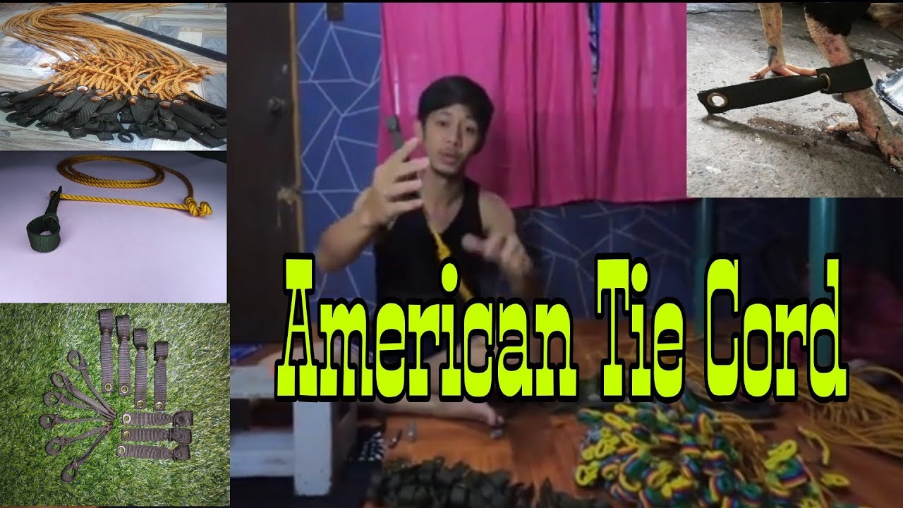 PAGAWA NG AMERICAN TIE CORD