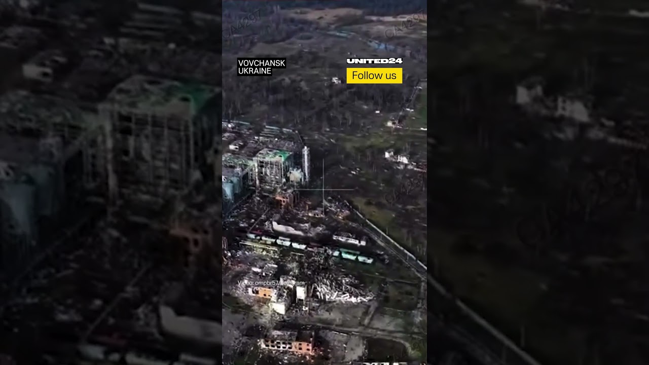 This Is the Ukrainian City of Vovchansk, Destroyed by the Russian Army #warinukraine
