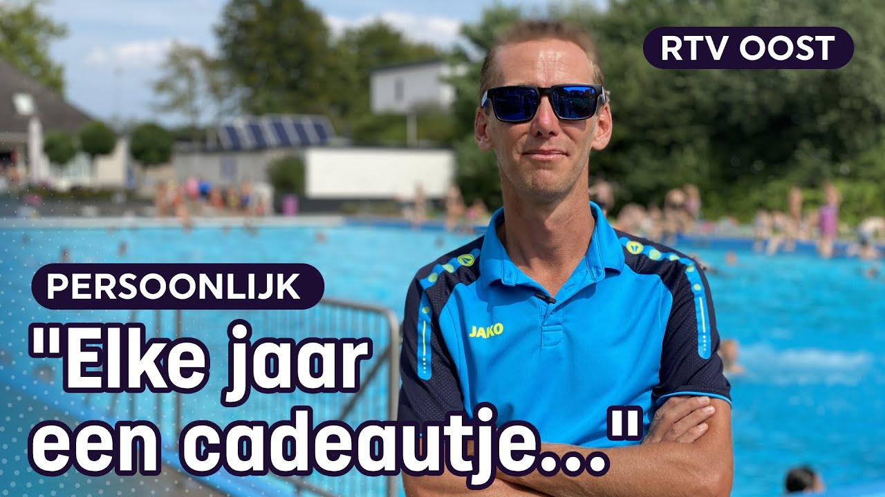 Baywatch is er niks bij: Bart is de hele zomer badmeester | RTV Oost