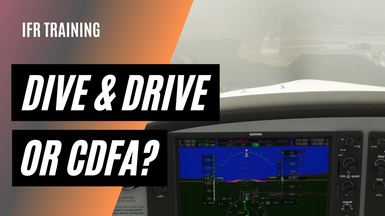 Dive and Drive или CDFA? | KRNT Renton, Washington RNAV 34