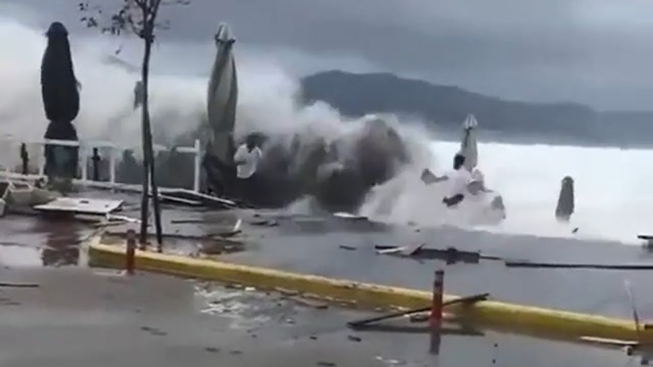 Medicane Zorba (Mediterranean Hurricanes) Wreaks Havoc in Greece (Sept 29, 2018)