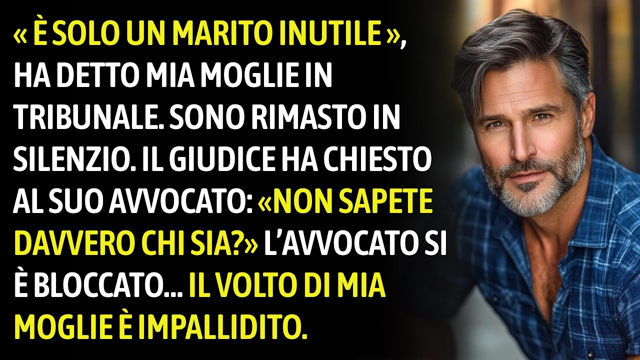 In Tribunale, Mia Moglie Mi Ha Chiamato “Marito Inutile” — Finché Il Giudice Ha Fatto Una Domanda…