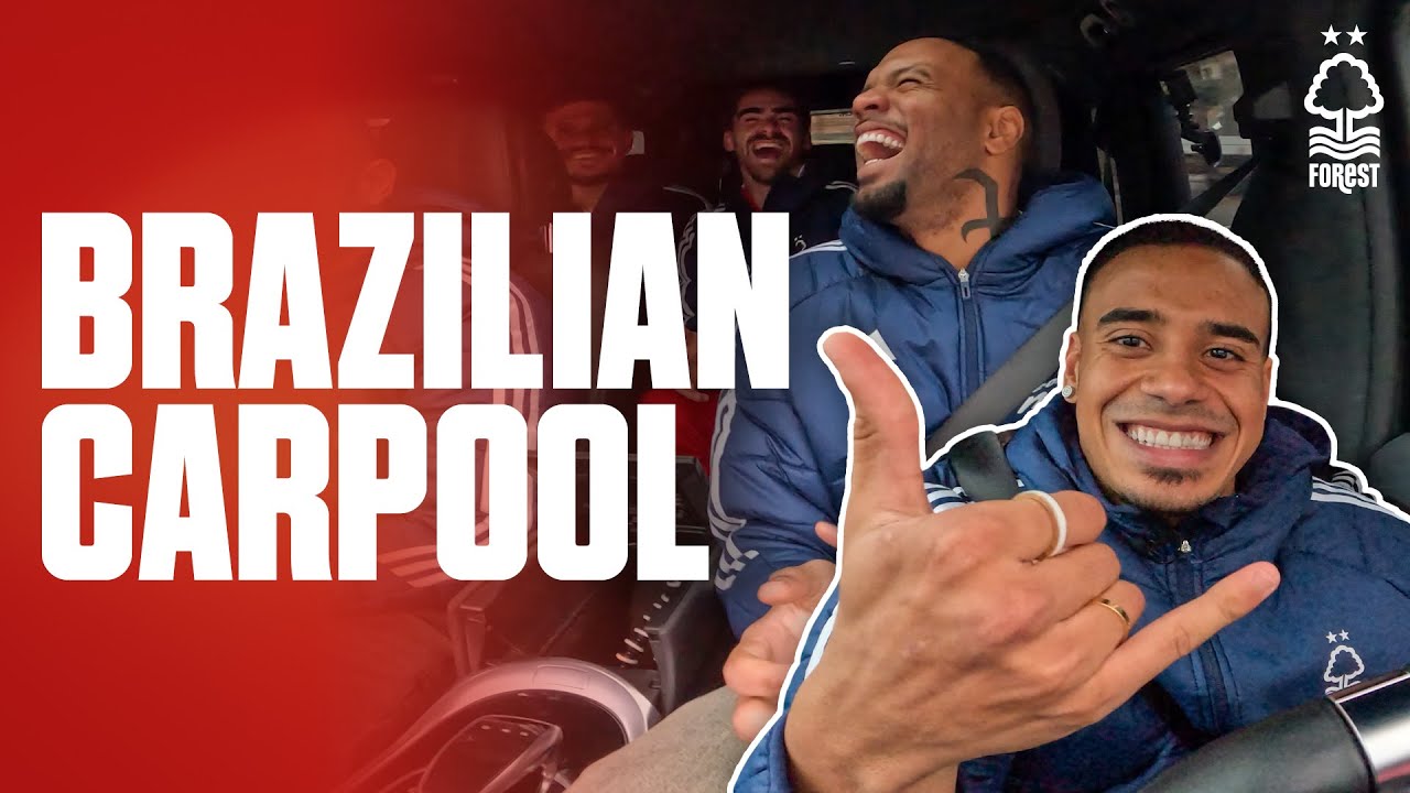 Brazilian Carpool in Nottingham! 🇧🇷🚗 | Forest Stars Talk Music & Family