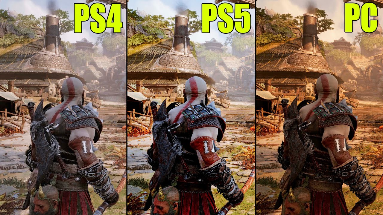PS4 против PS5 против ULTRA PC | Сравнение God of War Ragnarök