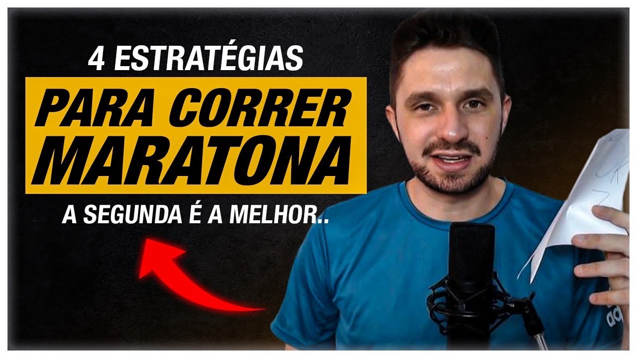 4 ESTRATÉGIAS PARA BAIXAR O TEMPO NA MARATONA