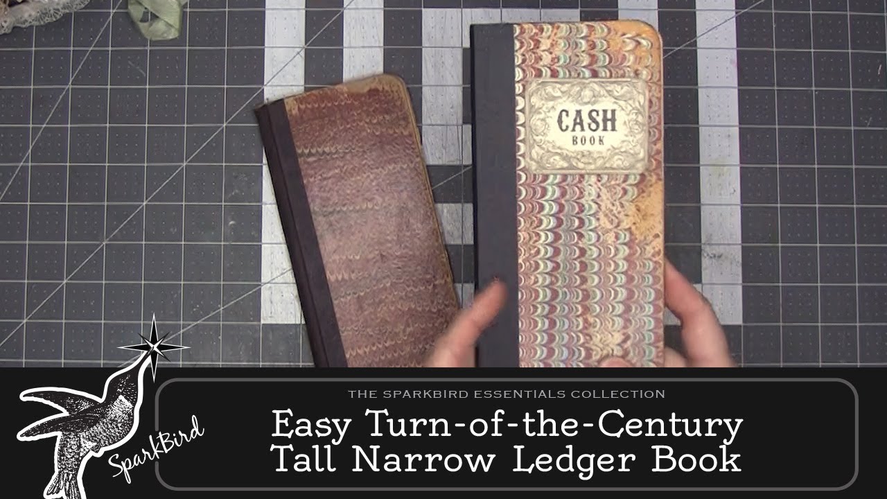 KIT TIPS: Easy Turn-of-the-Century Tall Narrow Ledger Book.