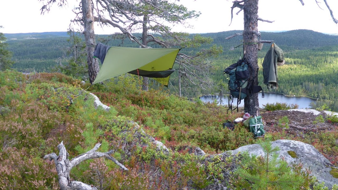 Hammock Camping mit Lagerfeuerkochen - VA f. Bushcraft Oberland's 700er Challenge