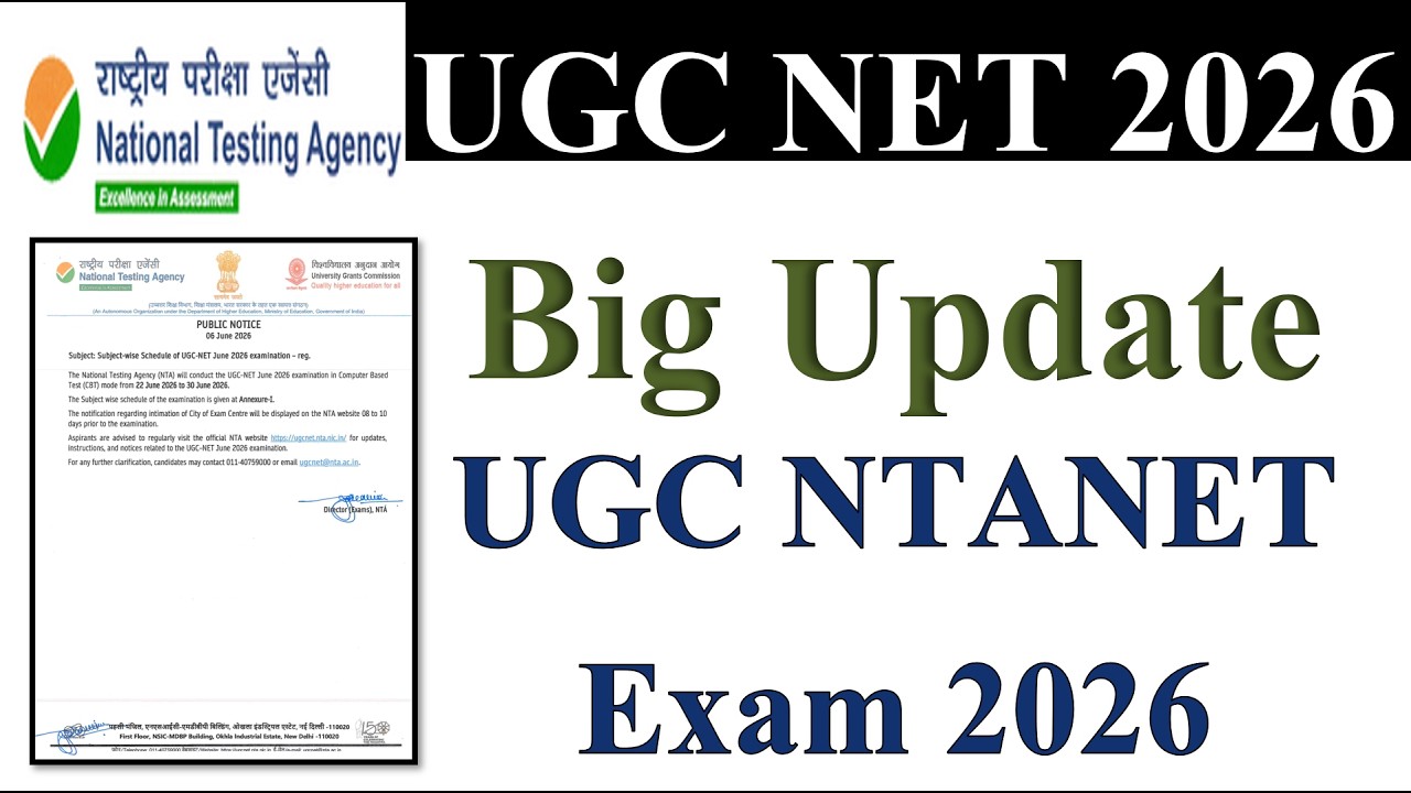 Big Update- UGC NET Exam 2026 by Fillerform