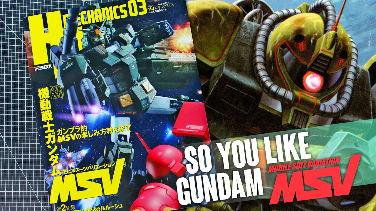 HJ Mechanics 03: Mobile Suit Gundam Variations MSV - Mook Review!