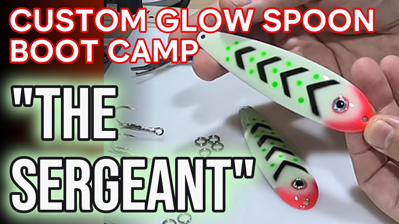Custom Glow Spoon From Build  To Bite | Moonshine Green Sarge Returns