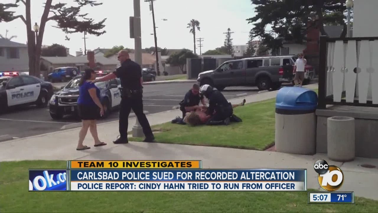 Carlsbad police sued for recorded altercation