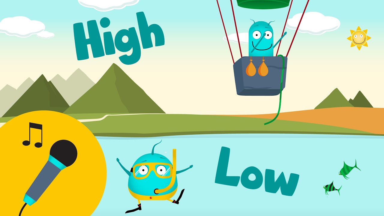 *KARAOKE HIGH LOW* | This & That | kids music | opposites songs | learning for children