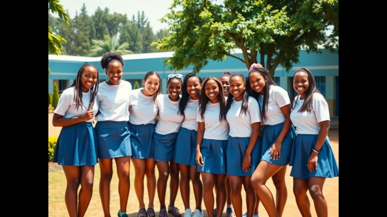 SENIOR CHIEF GIRLS PERFOMING A SACRED SONG AT KENYA MUSIC FESTIVALS
