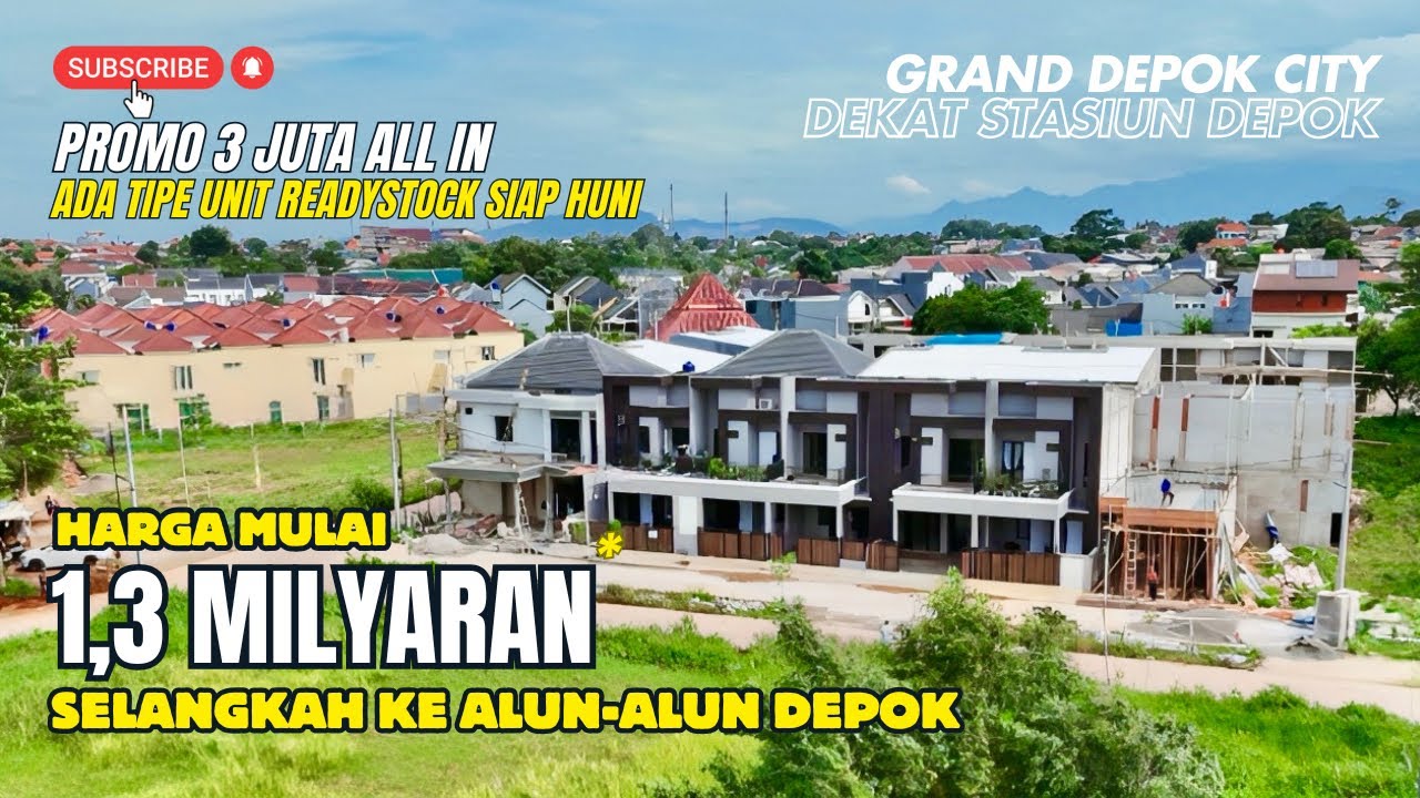 RUMAH 2 LANTAI DI GDC DEKAT STASIUN DEPOK