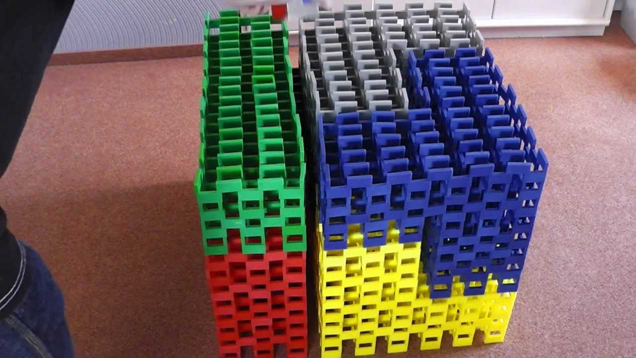 Dominocube with 7776 Stones