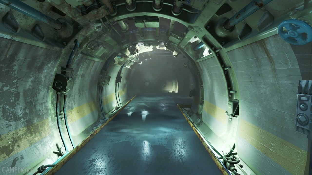 3 Hour - Fallout 4 - Vault 111 Hallway Ambience