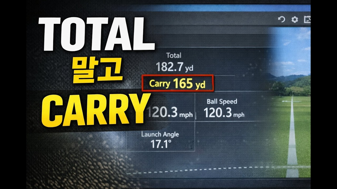 캐리 거리 이해하면 스코어가 달라집니다. Carry Distance