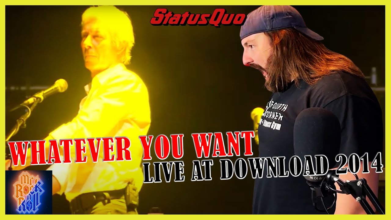 Эта песня — проблема!! | Status Quo — Whatever You Want | Концерт на Download 2014 | РЕАКЦИЯ