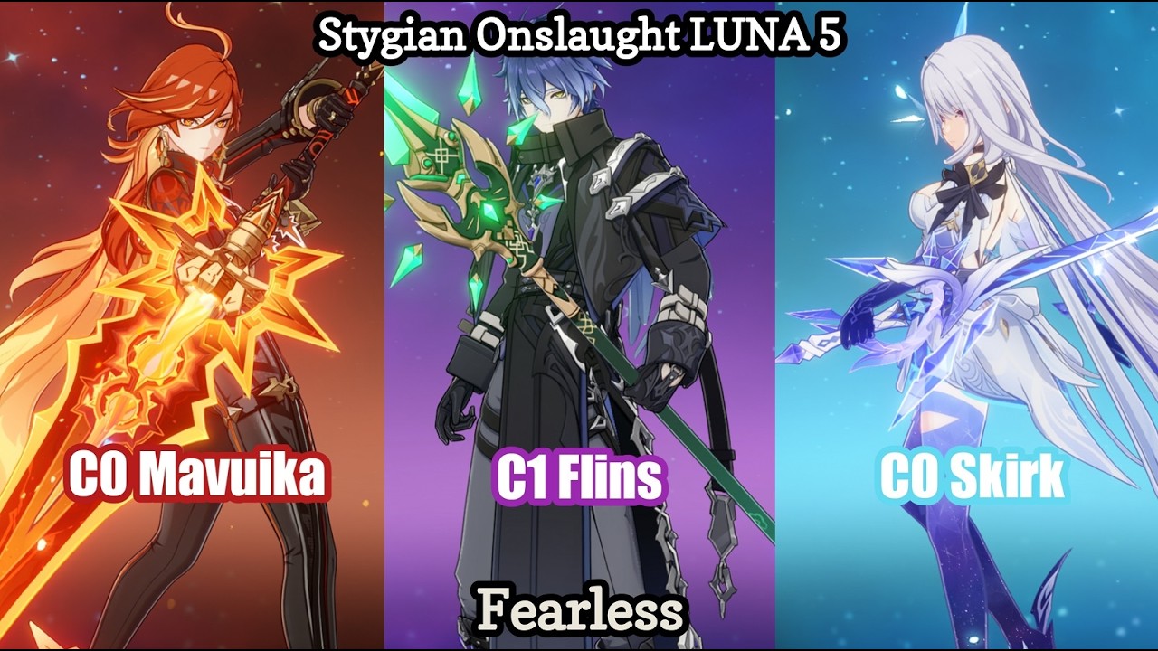 Stygian Onslaught Mode Fearless Difficulty 5 | Genshin Impact LUNA 5