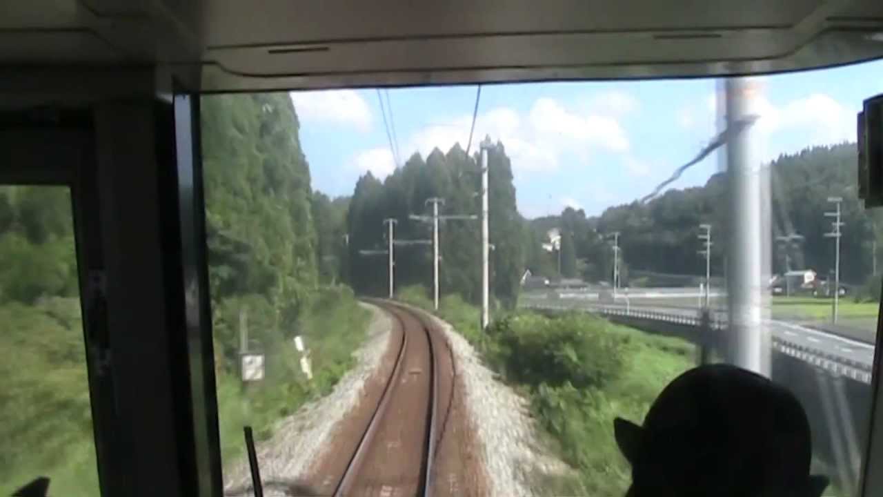 山陰本線(5倍速)　園部→福知山　前面展望