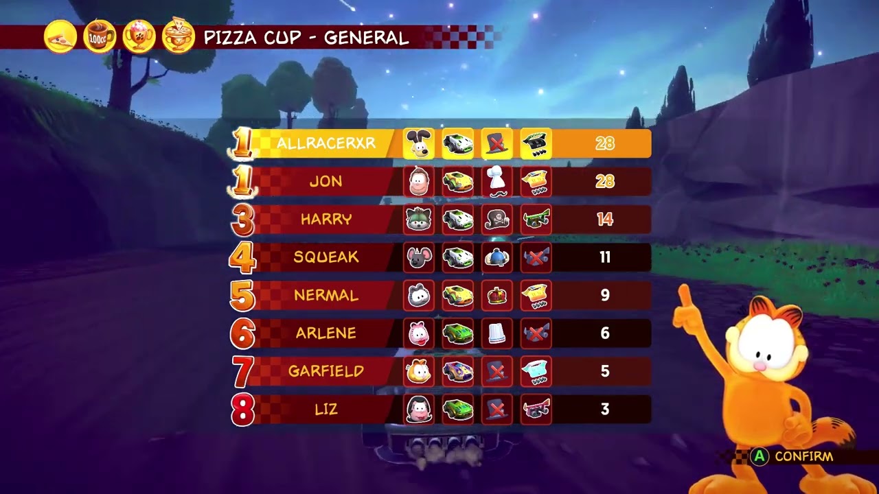 [Xbox One] Garfield Kart Furious Racing - Grand Prix: Pizza Cup (100cc) - Odie