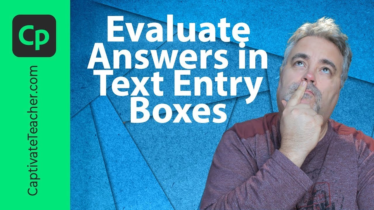 Evaluate Answers in Adobe Captivate Classic Text Entry Boxes