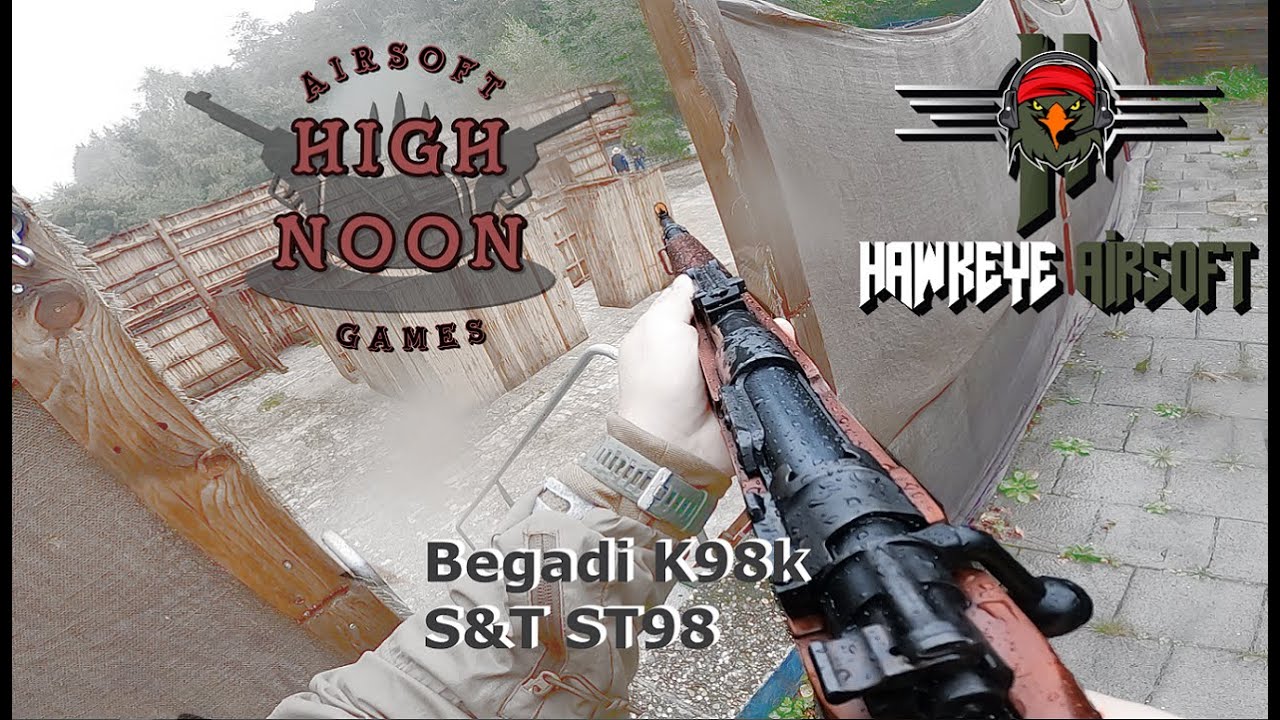 K98k Airsoft Gameplay @ High Noon Games Volume 3