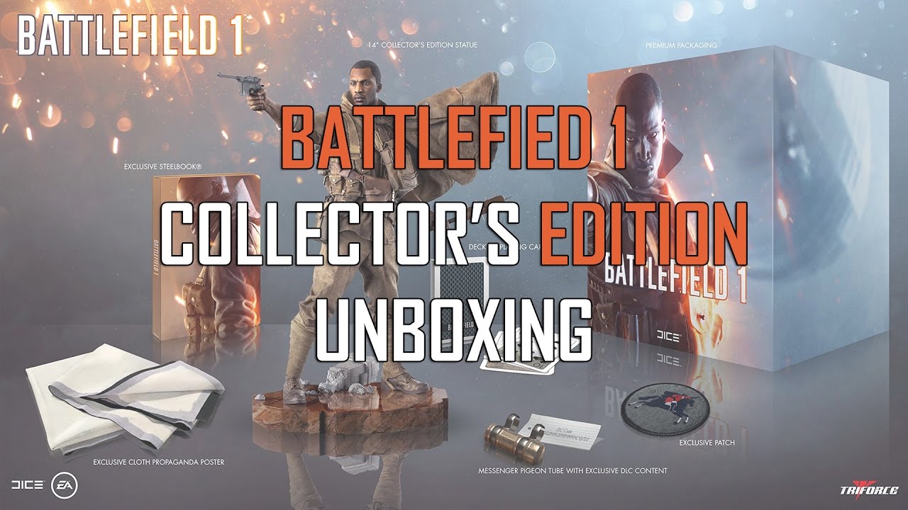Battlefield 1 Collector's Edition Unboxing (available for cheap in UK)