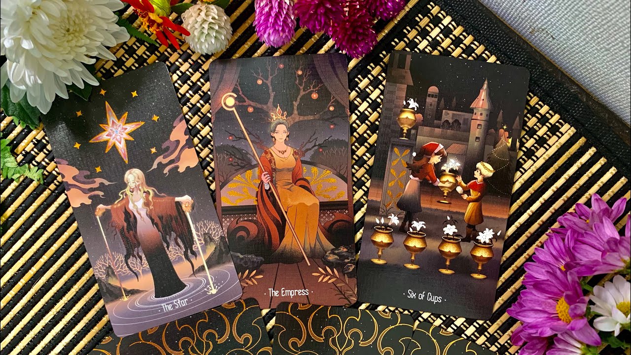 Обзор колоды «Stars Lighting up the Night Tarot»✨🌑✨Таро Сверкающих в ночи Звезд✨🌑✨
