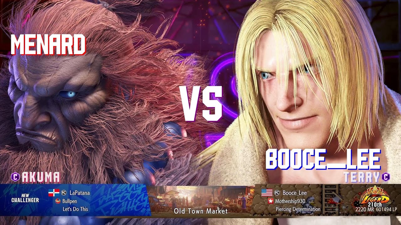 SF6 MENARD (Akuma Classic) Vs booce_lee (Terry Classic)