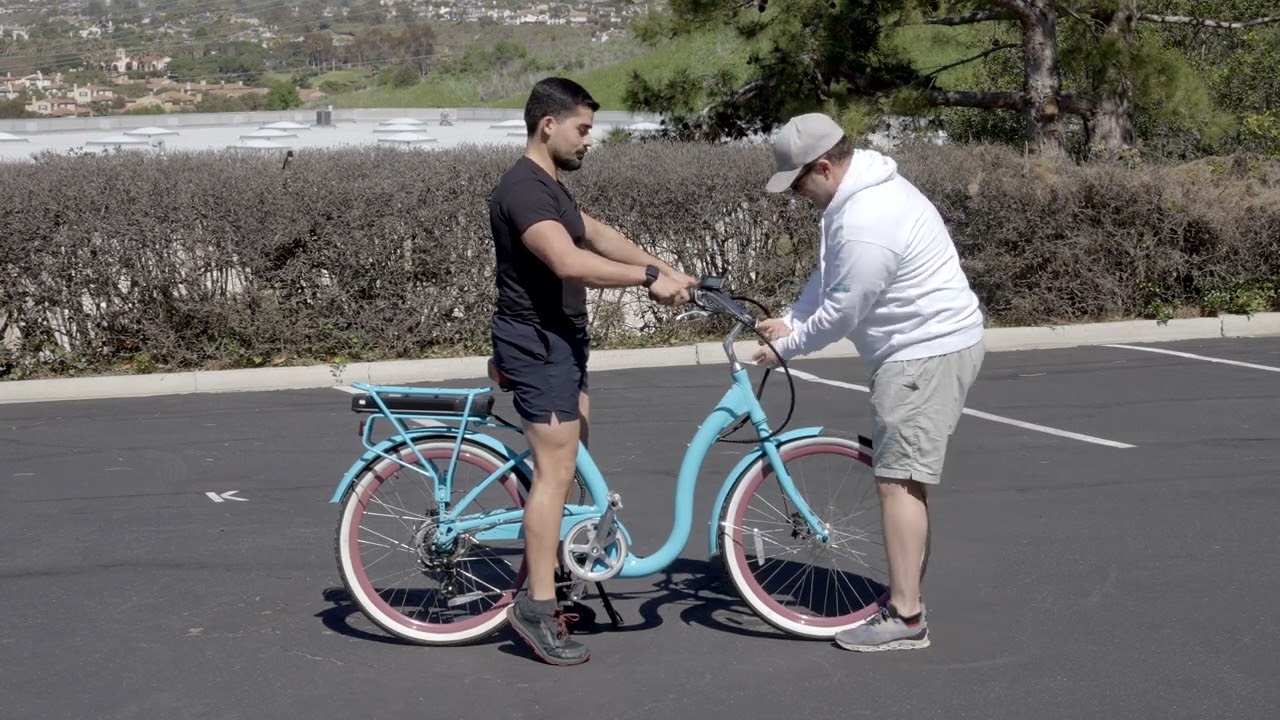 Simple Step Thru E Bike Sizing for Riders 4'11