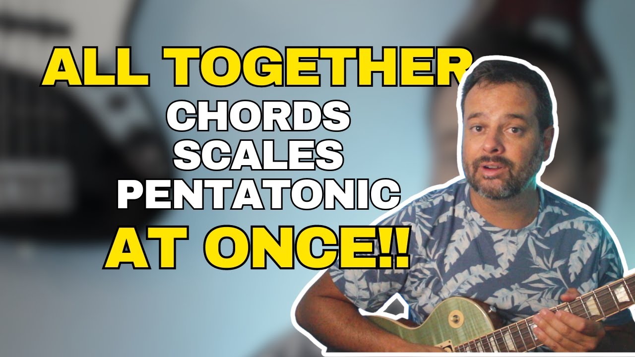 How to connect Chords with Scales and Pentatonics - Chords and Scales Visualization
