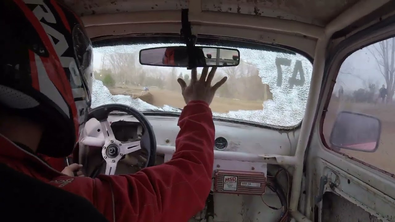 Primera manga Fiat 600 turismo, piloto Cesar Cuevas, preparado por PRcompeticion