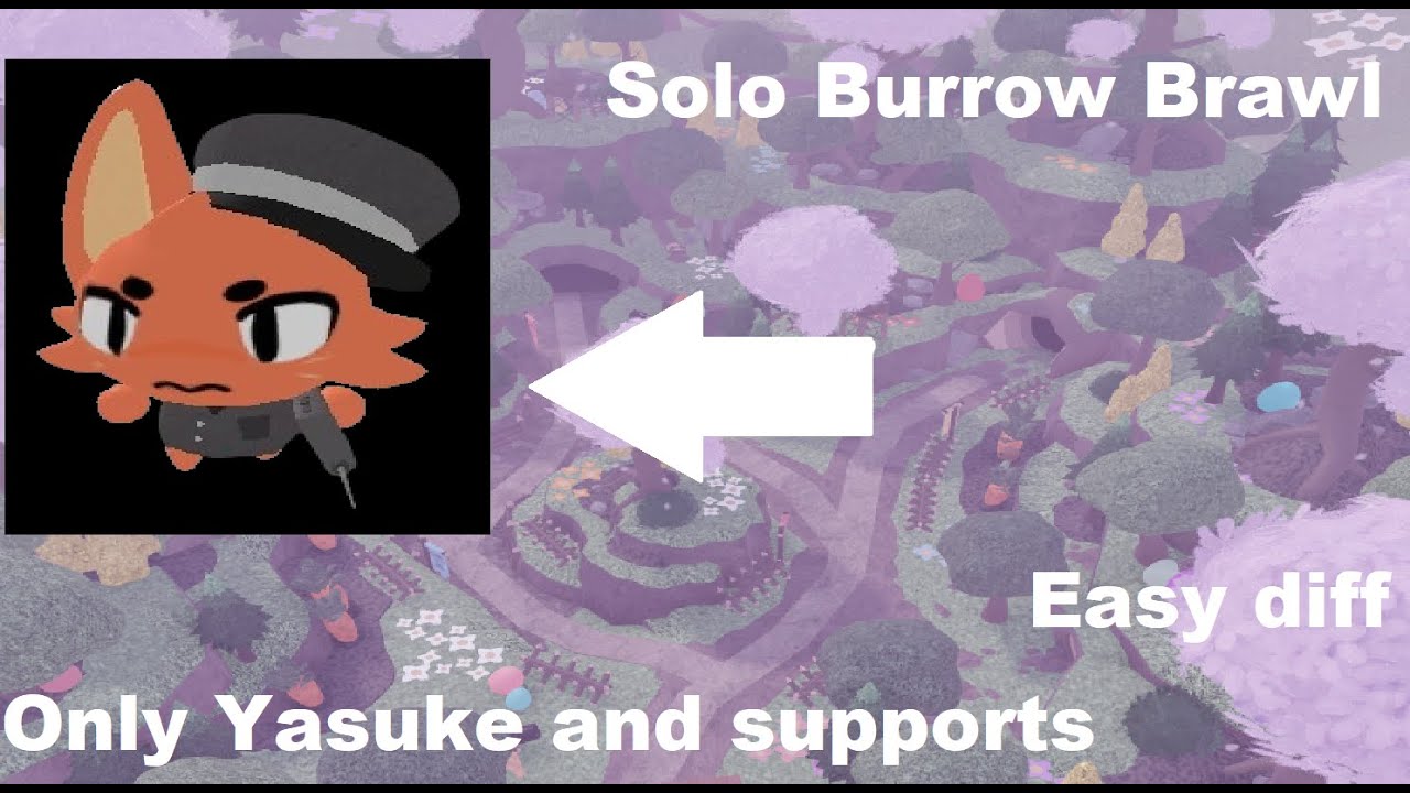 How to Solo Burrow Brawl Easy diff (Tower Heroes)