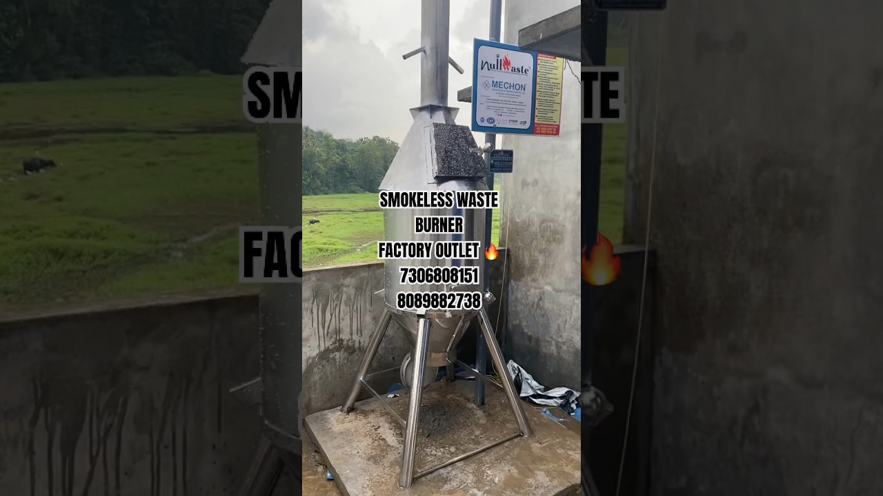 SMOKELESS WASTE BURNER FACTORY OUTLET WASTE INCINERATOR 