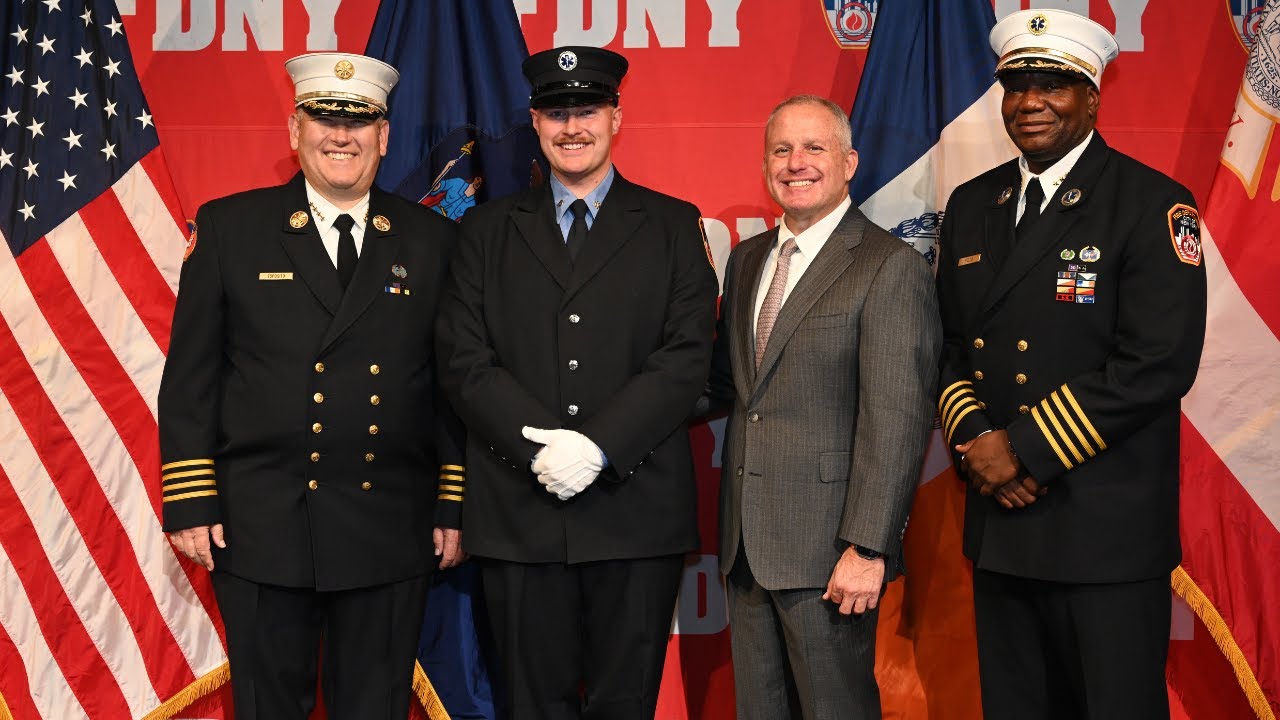 FDNY Graduation Ceremony for Probationary Emergency Medical Technicians (EMTs)