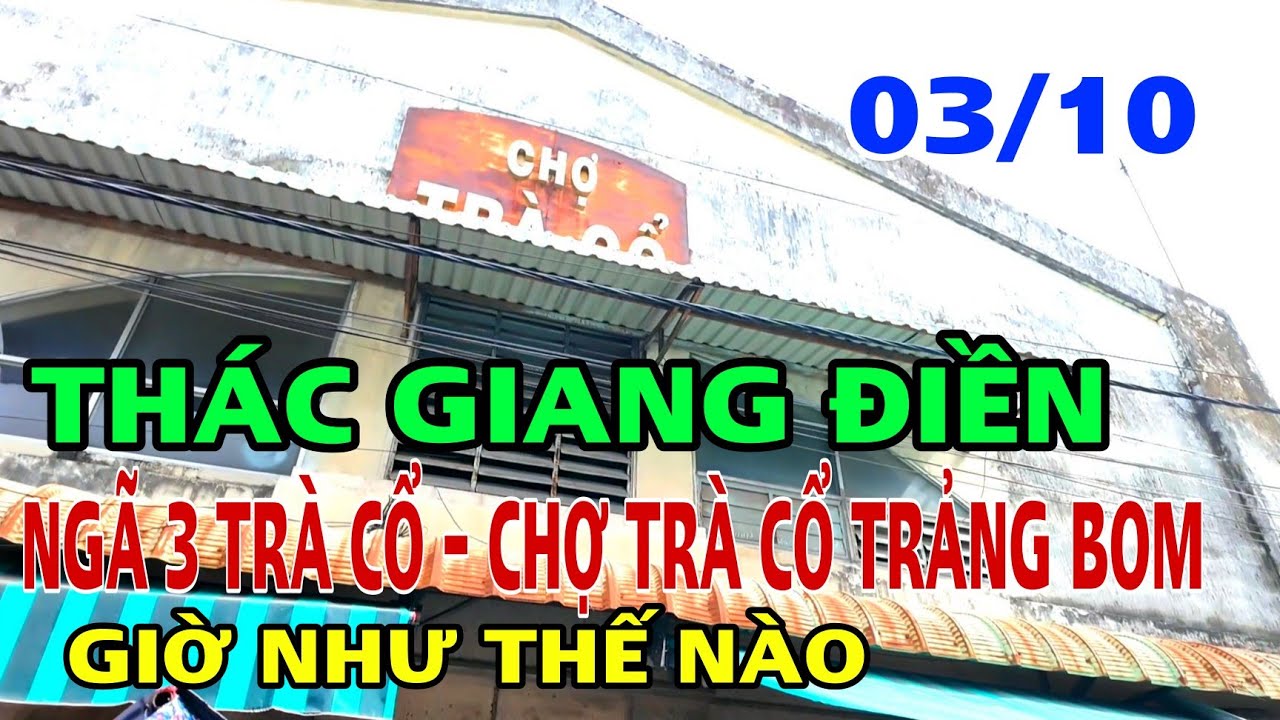 NGÃ 3 TRÀ CỔ - CHỢ TRÀ CỔ - THÁC GIANG ĐIỀN TRẢNG BOM GIỜ NHƯ THẾ NÀO ? 