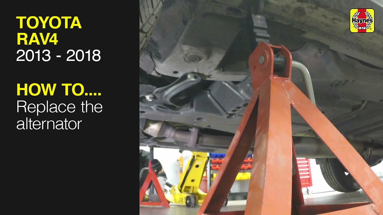 How to Replace the alternator on the Toyota RAV4 2013 to 2018