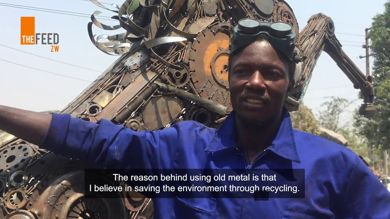 Go Green - Recycling Scrap Metal Into Creative Pieces Of Art | The Feed ZW
