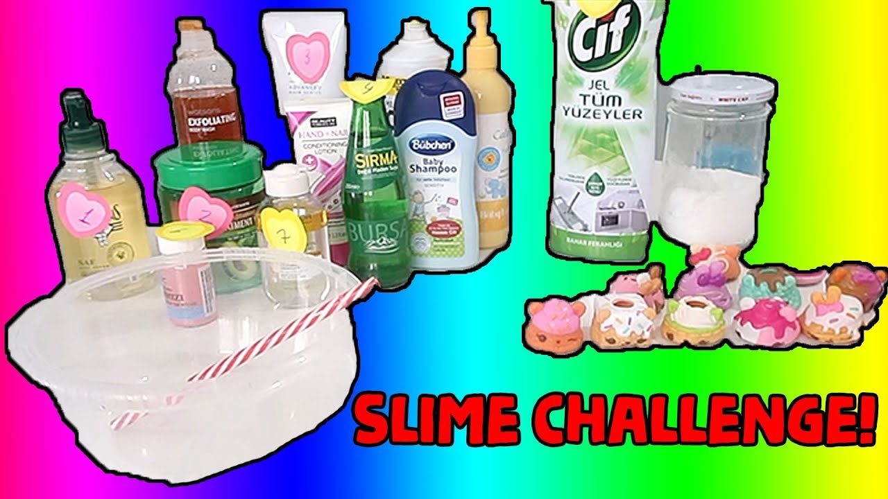 NUMNOMS ALTINDAN NE ÇIKARSA SLİME CHALLENGE! Bidünya Oyuncak